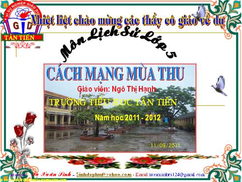 Bài 9. Cách mạng mùa thu