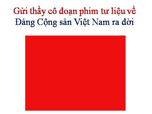 Dang CSVN ra doi