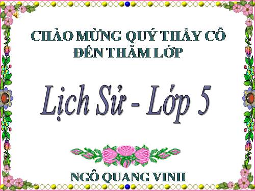 Bài 13. Thà hi sinh tất cả, chứ nhất định không chịu mất nước