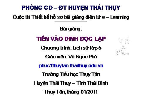 Bài 26. Tiến vào Dinh Độc Lập