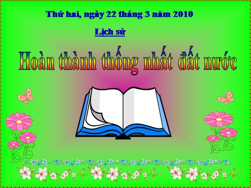 Bài 27. Hoàn thành thống nhất đất nước