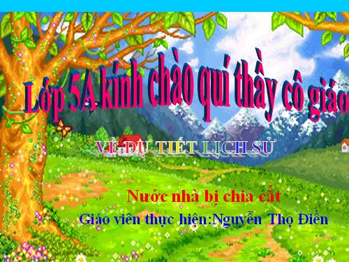 Bài 19. Nước nhà bị chia cắt