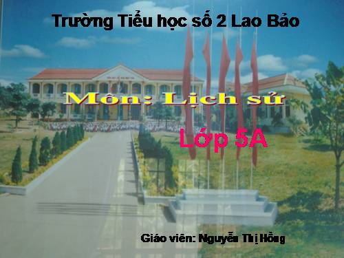 Bài 17. Chiến thắng lịch sử Điện Biên Phủ