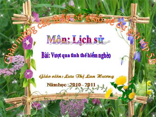 Bài 12. Vượt qua tình thế hiểm nghèo