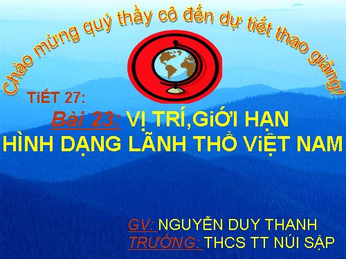 Vị Trí Giới Hạn Lãnh Thổ Việt Nam