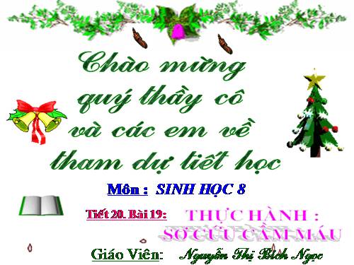 thực hành sơ cứu cầm máu