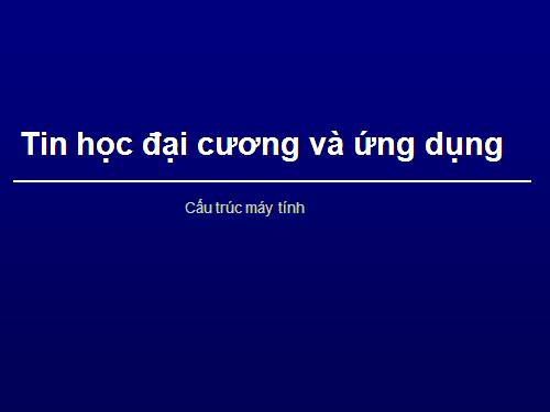 Tin hoc dai cuong (can ban)