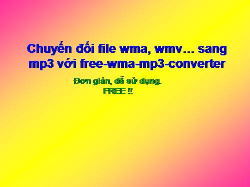 free-wma-mp3-converter