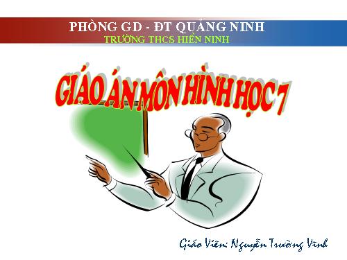 Ôn tập Chương I. Đường thẳng vuông góc. Đường thẳng song song