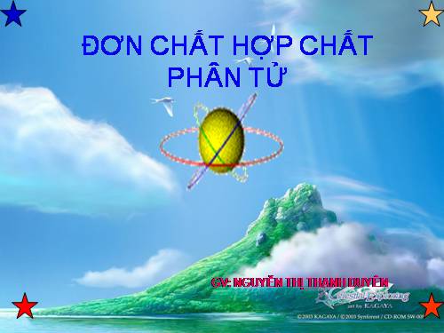 đơn chất, hợp chất và phân tử