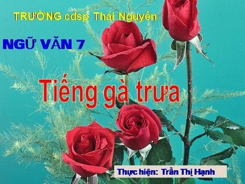 tiếng gà trưa