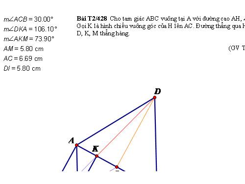 Đề và lời giải bài T2 báo Toán Học và Tuổi Trẻ số 428 (sketchpad)