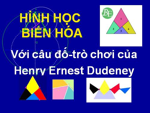 Hinh biên hóa trò đố của Dudeney