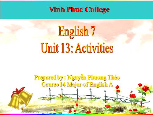 Unit 13 Activities