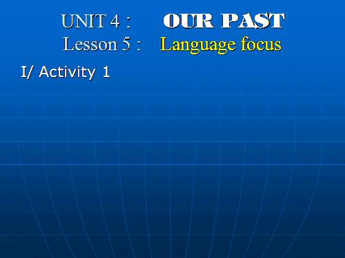 Unit 4. At school