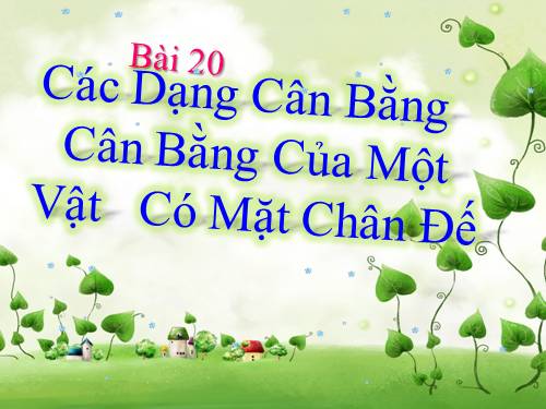 cac dang can bang ly 10 co ban