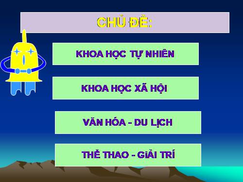 TRÒ CHƠI NGOẠI KHÓA