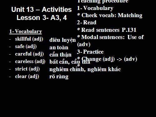 E7 Unit 13 B3,5