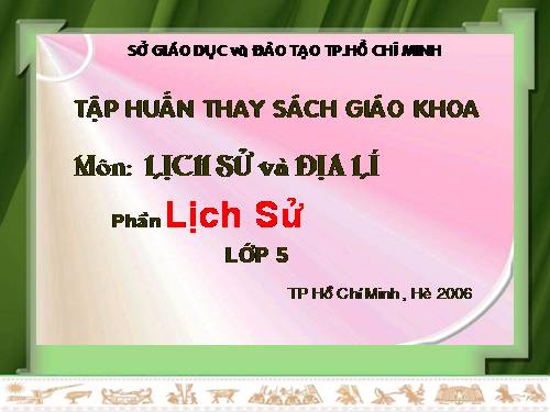 Lịch sử lớp 5