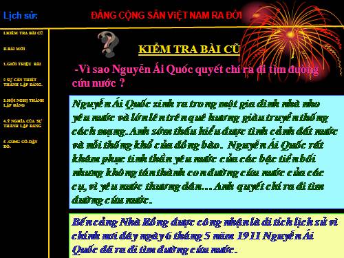 Bài 7. Đảng Cộng sản Việt Nam ra đời