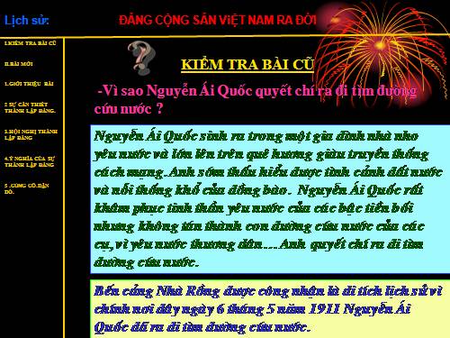 Bài 7. Đảng Cộng sản Việt Nam ra đời