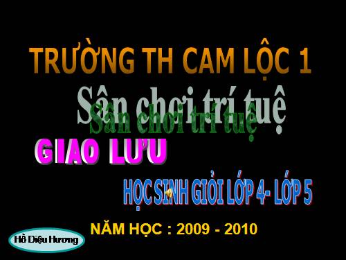GIAO LUU TRI TUE.ppt