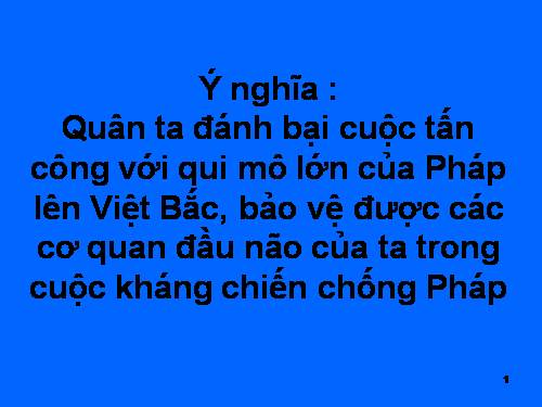 Bài 15. Chiến thắng Biên giới Thu-Đông 1950