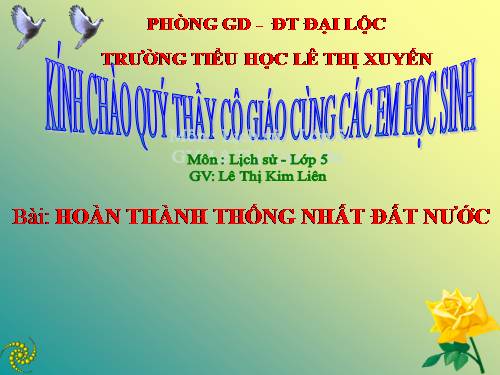 Bài 27. Hoàn thành thống nhất đất nước