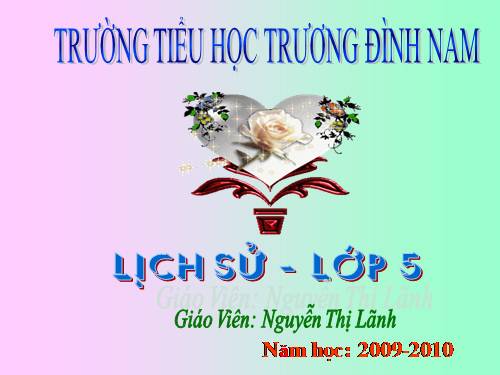 Bài 16. Hậu phương những năm sau chiến dịch Biên giới