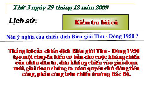 Bài 17. Chiến thắng lịch sử Điện Biên Phủ