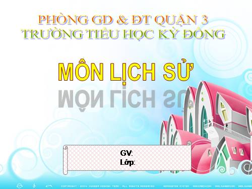 Lịch sử địa phương quận 3