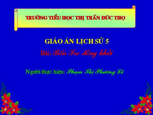 Bài 20. Bến Tre đồng khởi