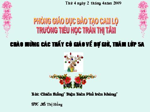 Bài 24. Chiến thắng Điện Biên Phủ trên không