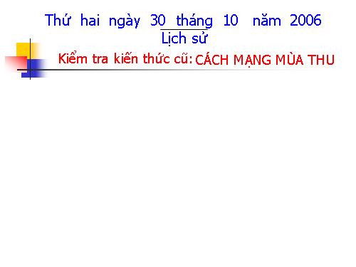 Bài 10. Bác Hồ đọc tuyên ngôn Độc lập