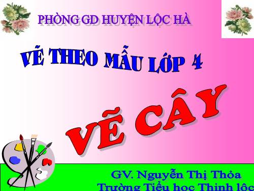 Bài 27. Vẽ cây