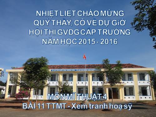 Bài 11. Xem tranh của hoạ sĩ