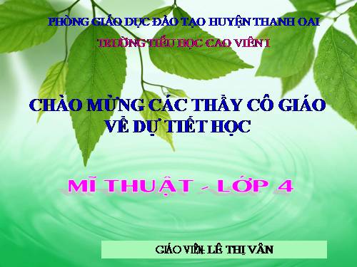 Bài 28. Trang trí lọ hoa