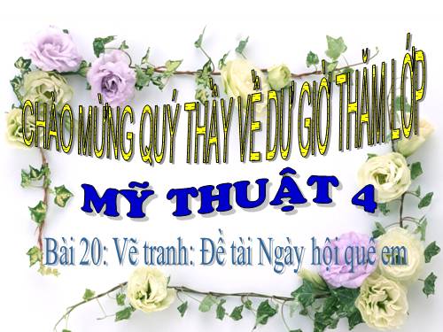 Bài 20. Đề tài Ngày hội quê em