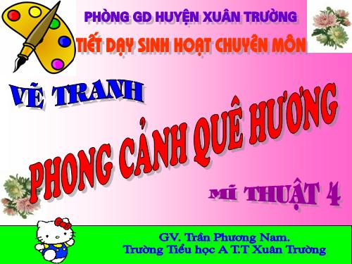 Bài 7. Đề tài Phong cảnh quê hương