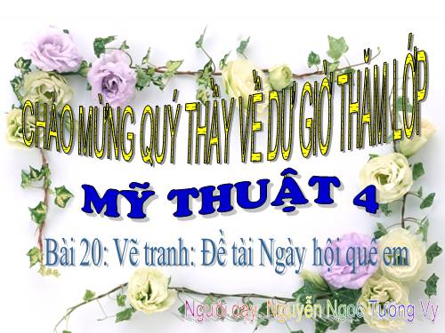 Bài 20. Đề tài Ngày hội quê em