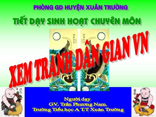 Bài 19. Xem tranh dân gian Việt Nam