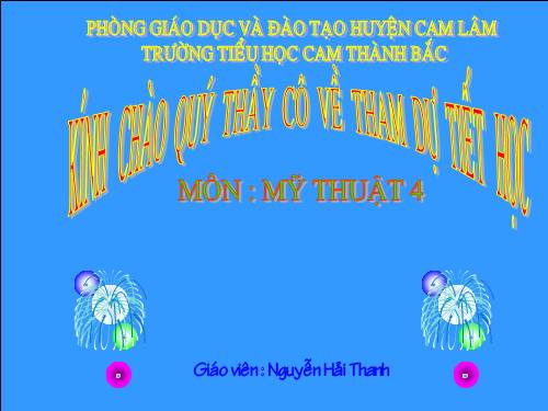 Bài 7. Đề tài Phong cảnh quê hương
