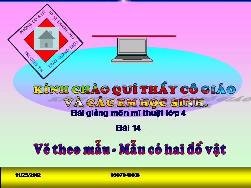 Bài 14. Mẫu có hai đồ vật