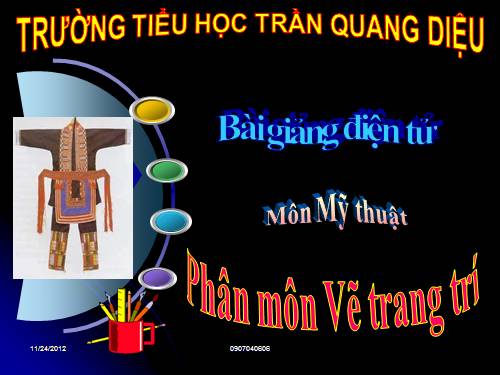 Bài 13. Trang trí đường diềm