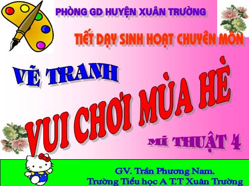 Bài 33. Đề tài Vui chơi trong mùa hè