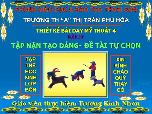 Bài 30. Đề tài tự chọn