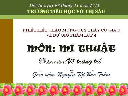 Bài 13. Trang trí đường diềm