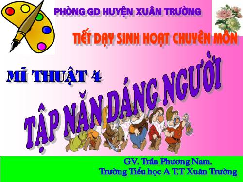 Bài 23. Tập nặn dáng người