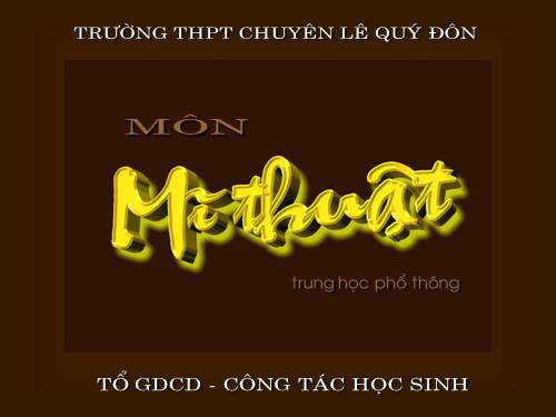 Mỹ thuật