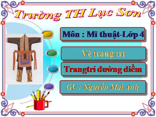 Bài 13. Trang trí đường diềm